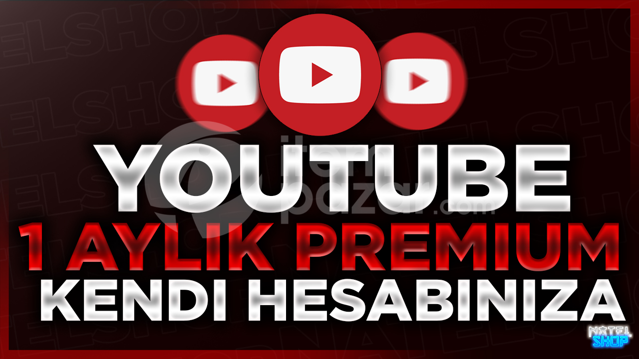 ⭐[KENDİ HESABINIZA]1 AYLIK YOUTUBE PRE