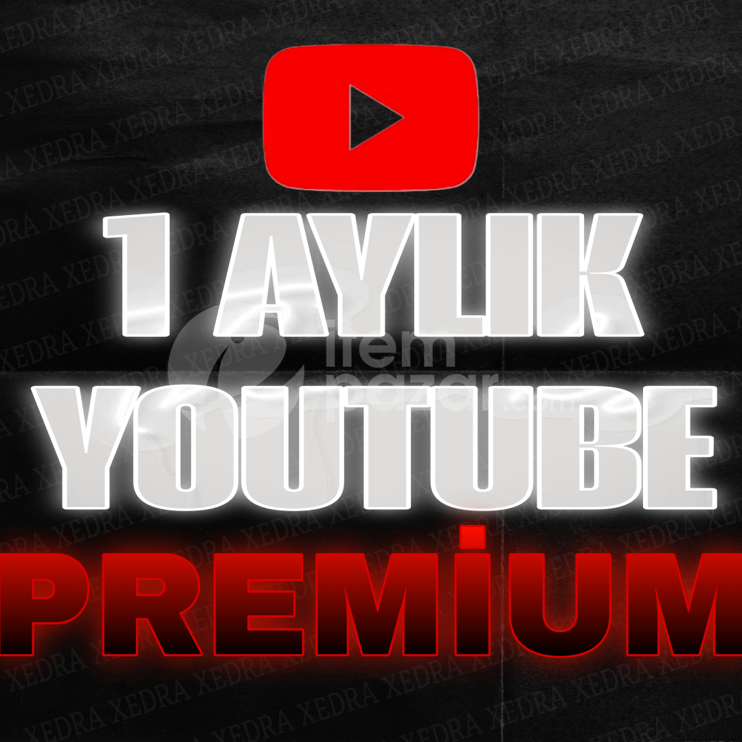 (KENDİ HESABINIZA) 1 AYLIK YOUTUBE PREMİUM