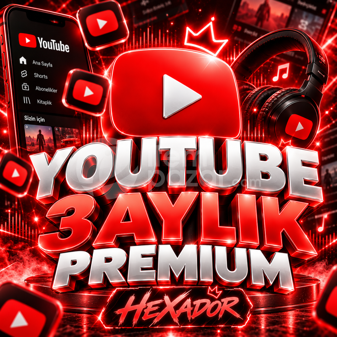 (KENDİ HESABINIZA) 3 AYLIK YOUTUBE PREMİUM KOD