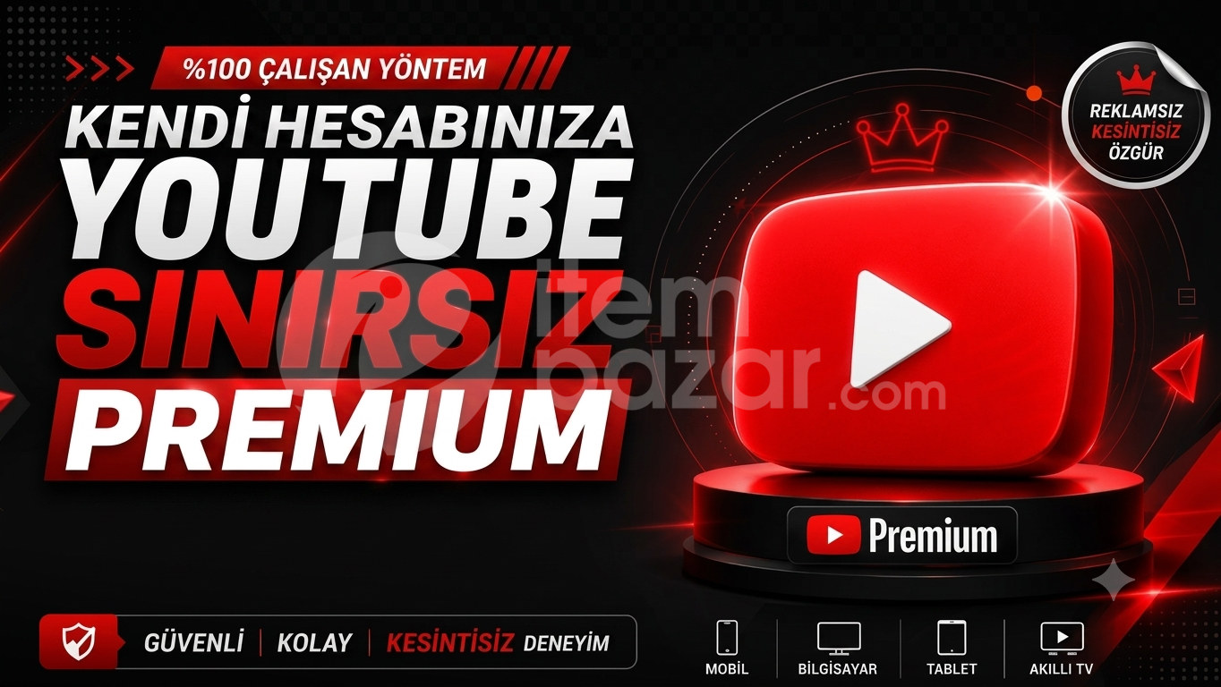 ⭐ KENDİ HESABINIZA SINIRSIZ YOUTUBE PREMİUMM