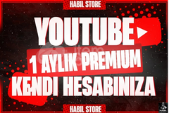 [✨KENDİ HESABINIZA✨] Youtube 1 AY Premium