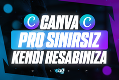 ⭐️[KENDİ HESABINZA + SINIRSIZ] Canva Pro