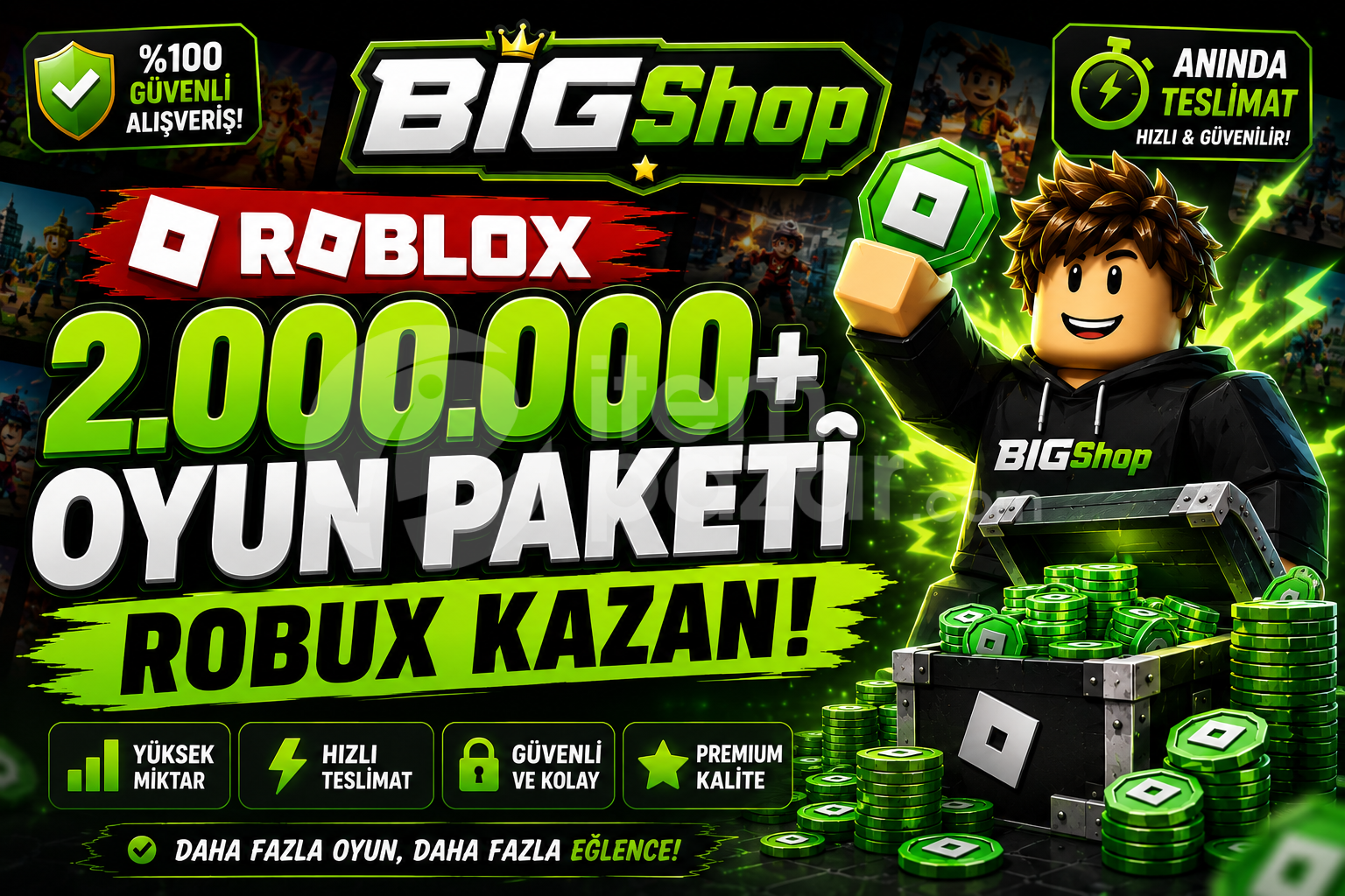 ⭐KENDİ OYUNUNU YAP! 2.000.000+ OYUN PAKETİ⭐