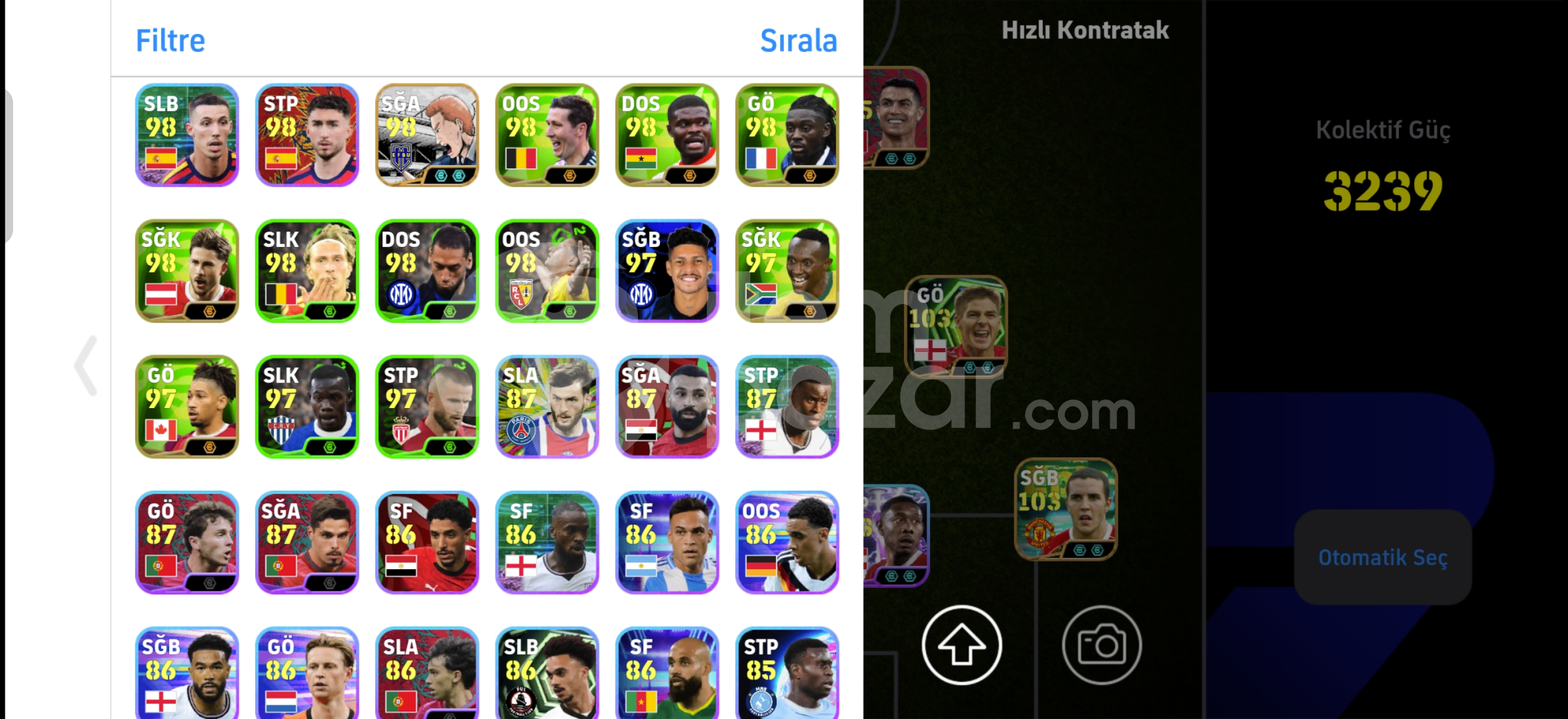 ⭐KG(3239) TEK BAĞ 109 HAZARD 108 RODRİ