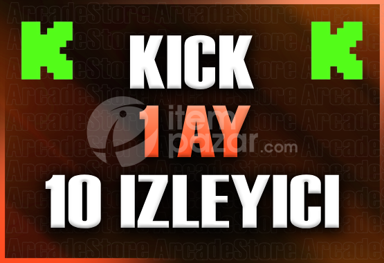 ✨Kick | 1 Ay 10 İzleyici | Garantili✨