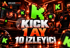 ✨Kick | 1 Ay 10 İzleyici | Sorunsuz✨