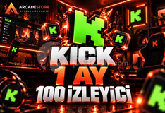 ✨Kick | 1 Ay 100 İzleyici | Sorunsuz✨