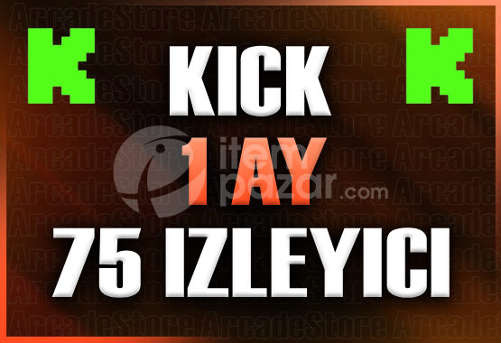 ✨Kick | 1 Ay 75 İzleyici | Garantili✨