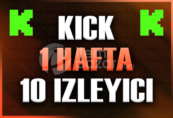 ✨Kick | 1 Hafta 10 İzleyici | Garantili✨