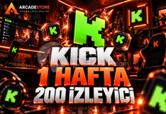 ✨Kick | 1 Hafta 200 İzleyici | Sorunsuz✨