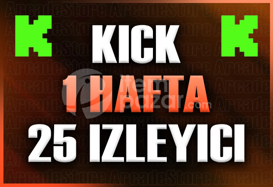 ✨Kick | 1 Hafta 25 İzleyici | Garantili✨