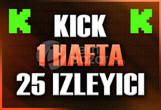 ✨Kick | 1 Hafta 25 İzleyici | Garantili✨