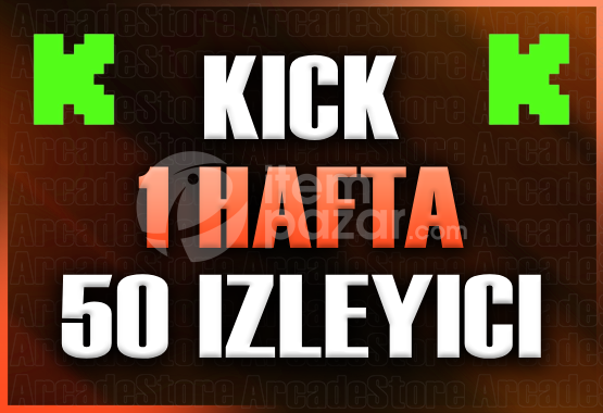 ✨Kick | 1 Hafta 50 İzleyici | Garantili✨