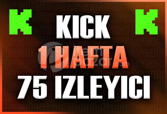 ✨Kick | 1 Hafta 75 İzleyici | Garantili✨