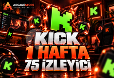 ✨Kick | 1 Hafta 75 İzleyici | Sorunsuz✨