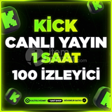 KİCK 1 SAAT 100 CANLI YAYIN İZLEYİCİ