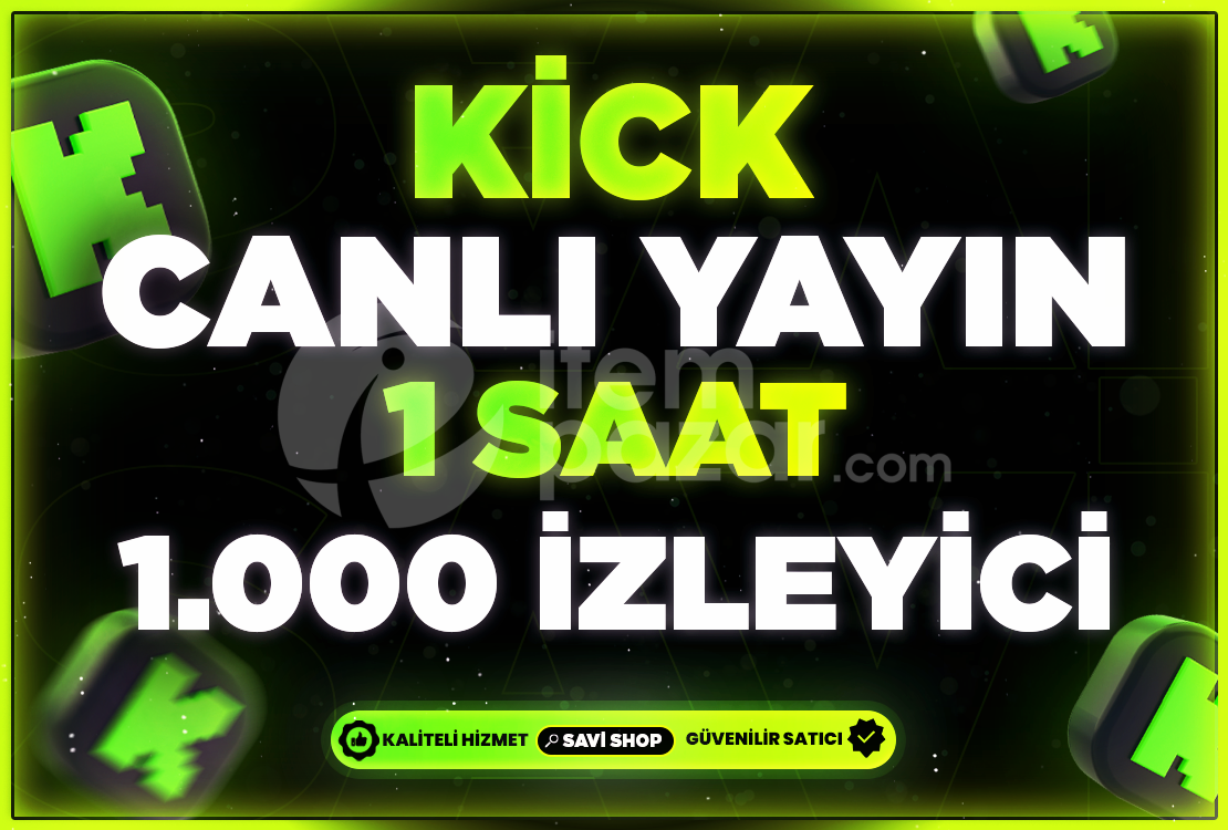 KİCK 1 SAAT 1.000 CANLI YAYIN İZLEYİCİ