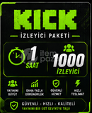 Kick 1 Saat 1000 İzleyici