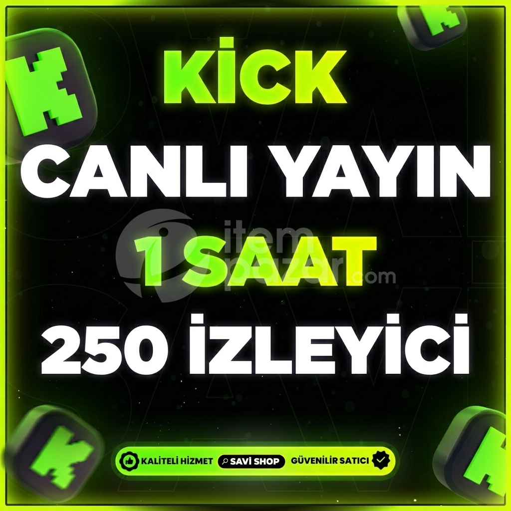 KİCK 1 SAAT 250 CANLI YAYIN İZLEYİCİ