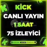 KİCK 1 SAAT 75 CANLI YAYIN İZLEYİCİ