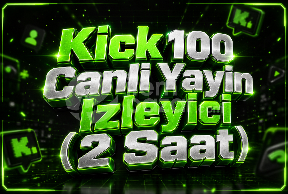 ⭐ Kick 100 Canlı İzleyici 2 Saat ✅
