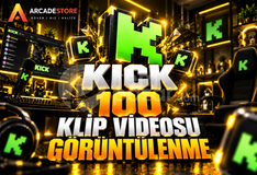 ✨Kick 100 Klip İzlenme ✨