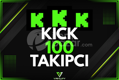 ⭐️KICK 100 TAKİPÇİ - HIZLI⭐️