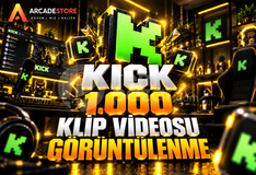 ✨Kick 1000 Klip İzlenme ✨