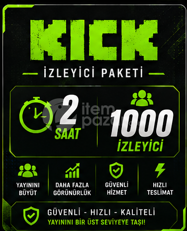 Kick 2 Saat 1000 İzleyici