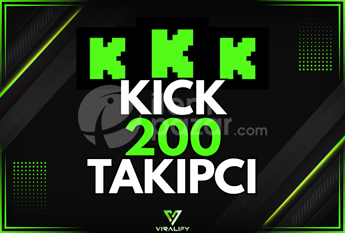 ⭐️KICK 200 TAKİPÇİ - HIZLI⭐️