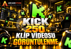 ✨Kick 250 Klip İzlenme ✨