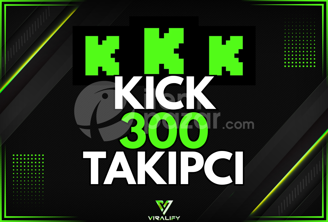 ⭐️KICK 300 TAKİPÇİ - HIZLI⭐️