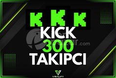 ⭐️KICK 300 TAKİPÇİ - HIZLI⭐️