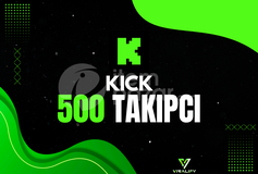 ⭐️KICK 500 TAKİPÇİ - HIZLI⭐️