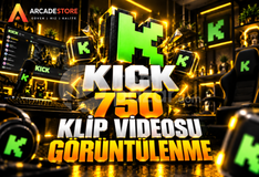 ✨Kick 750 Klip İzlenme ✨