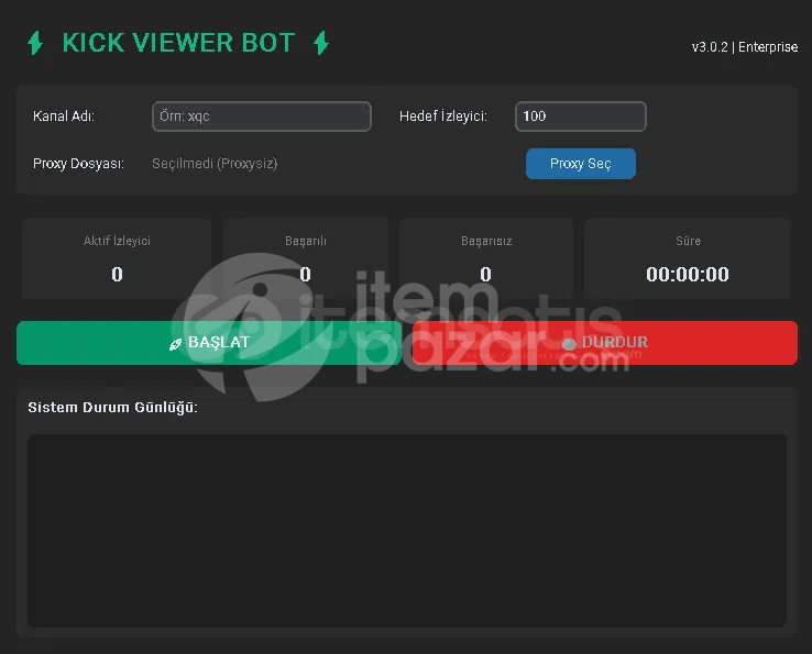KİCK İZLEYİCİ BOTU GARANTİLİ