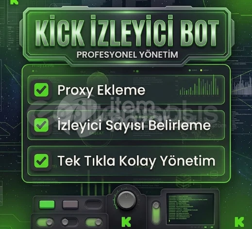 KİCK İZLEYİCİ BOTU SINIRSIZ