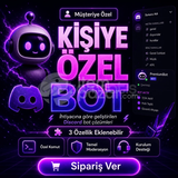 Kişiye Özel Discord Bot Tasarımı | 3 Özellik
