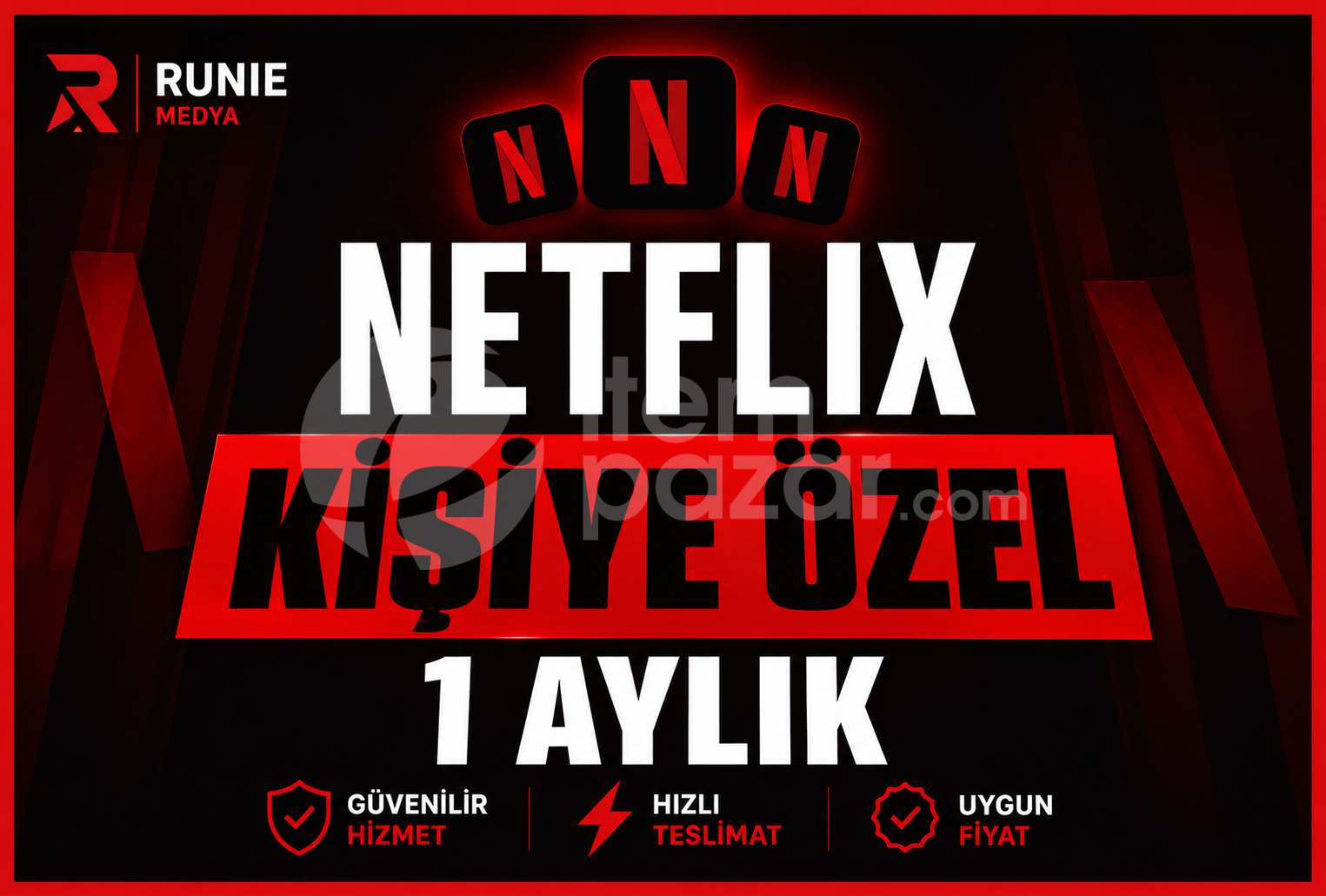 [KİŞİYE ÖZEL] Netflix 4K UHD 1 Aylık 