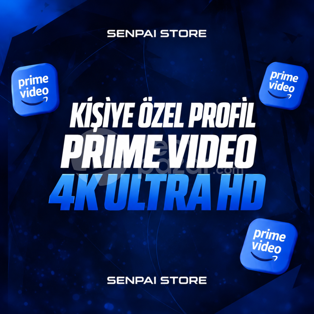 ⭐KİŞİYE ÖZEL PROFİL⭐1 Aylık Prime Video