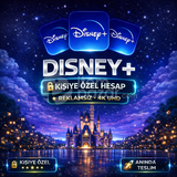 ⭐KİŞİYE ÖZEL[REKLAMSIZ]Disney+ 4K⭐1 Ay GARANTİ