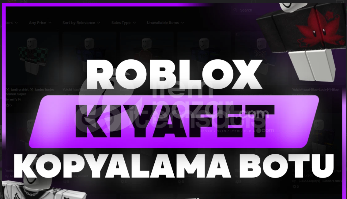 ⭐KIYAFET KOPYALAMA BOTUYLA ROBUX KAZAN⭐