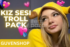 ⭐ KIZ SESİ TROLL PAKETİ [+300 KIZ SESİ] ⭐