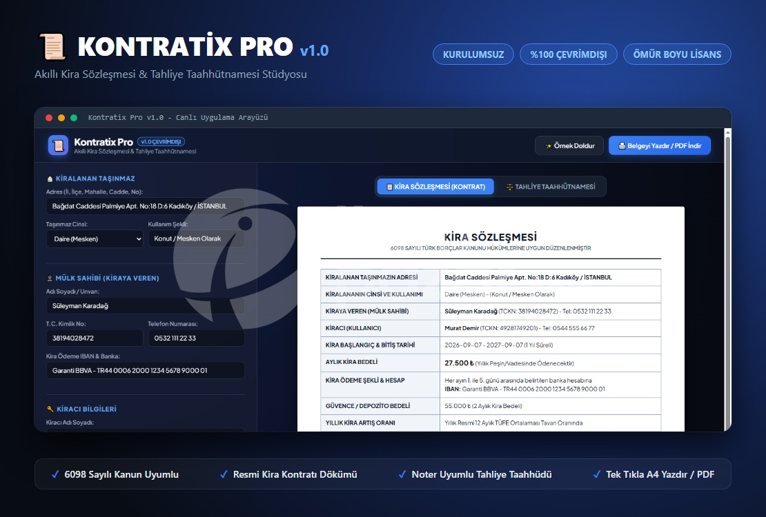 Kontratix Pro | Dijital Belge