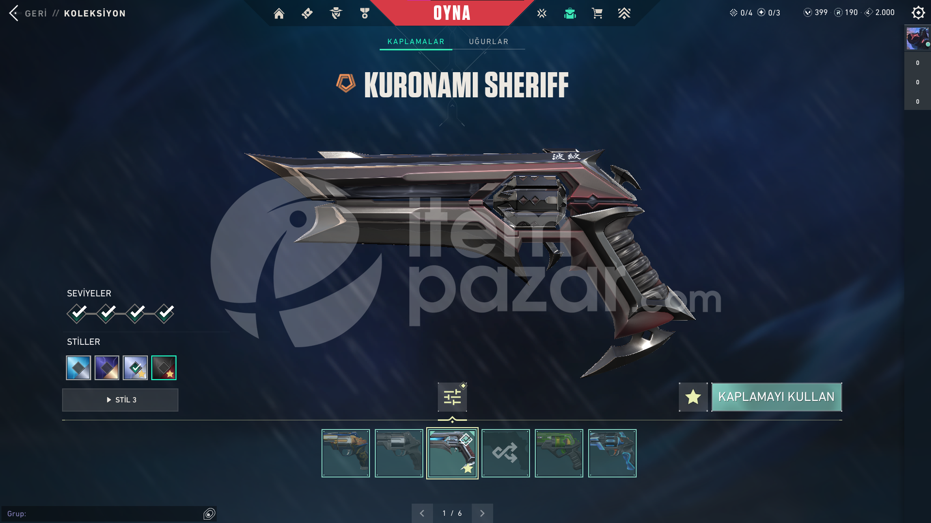 Kuronami Set Arcane Vandal Ulupençe Bıçak Asil