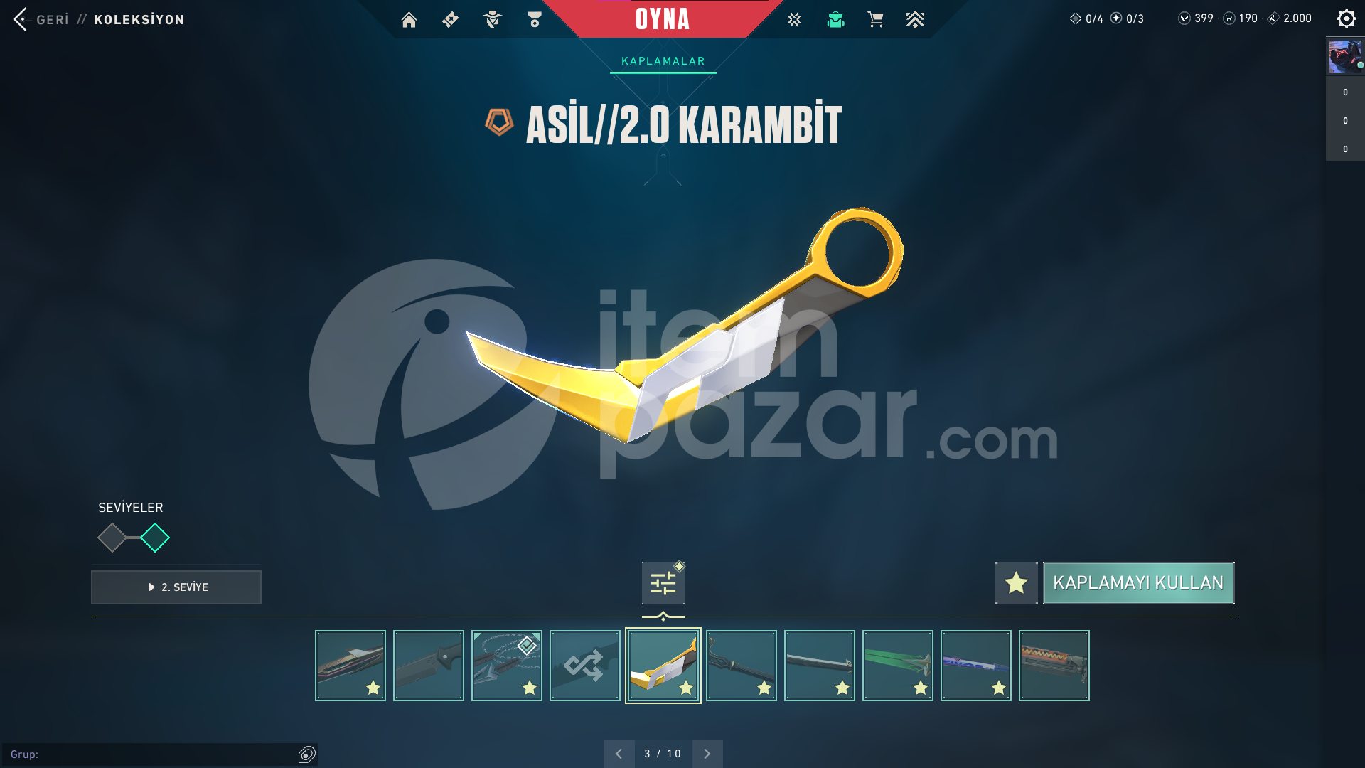 Kuronami Set Arcane Vandal Ulupençe Bıçak Asil