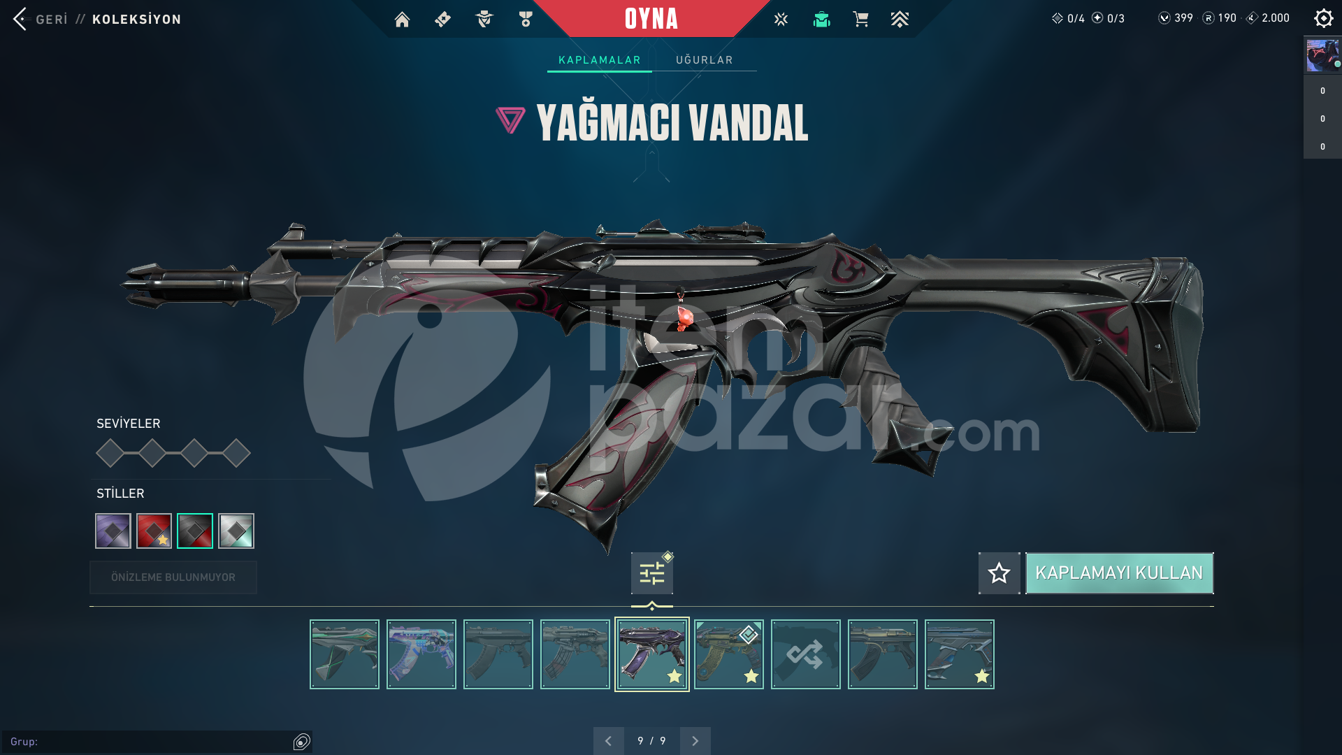 Kuronami Set Arcane Vandal Ulupençe Bıçak Asil