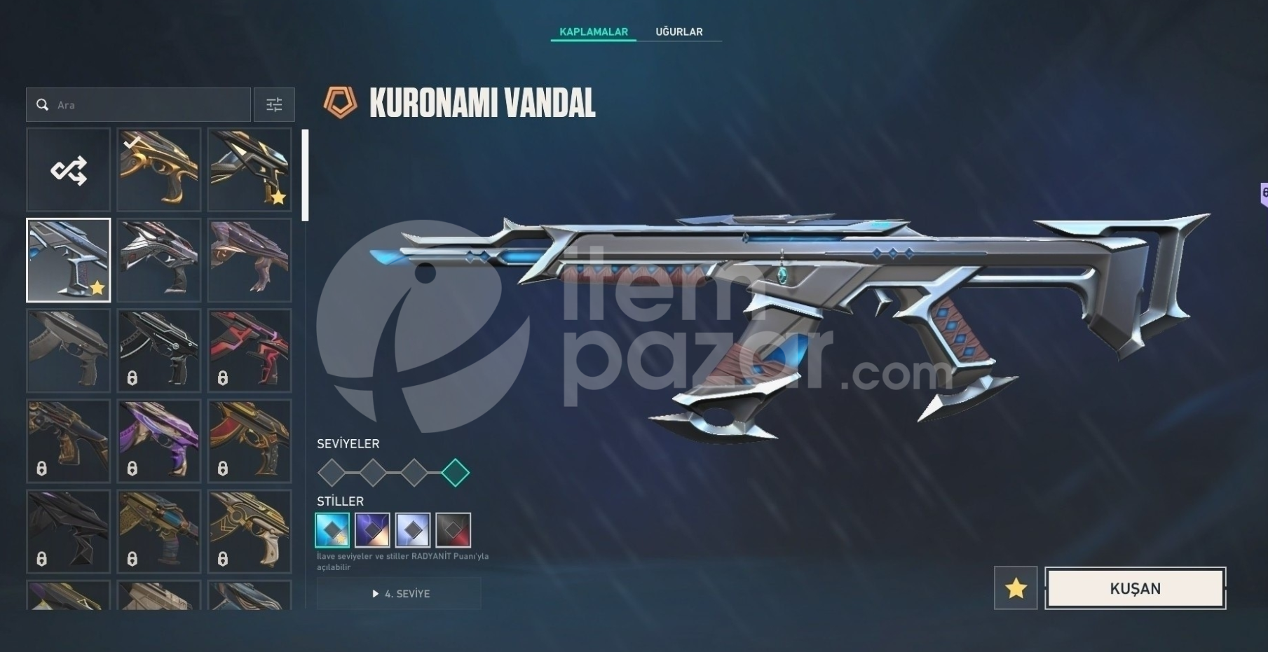 Kuronami vandallı hesap