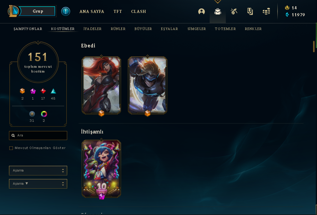 League Of Legends Temiz Hesap