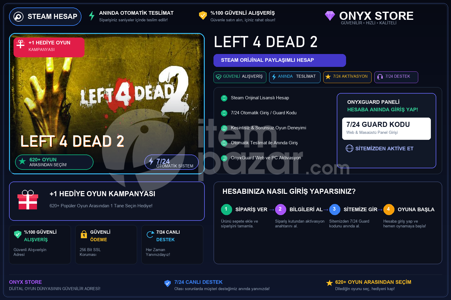 Left 4 Dead 2 Garantili + Hediye